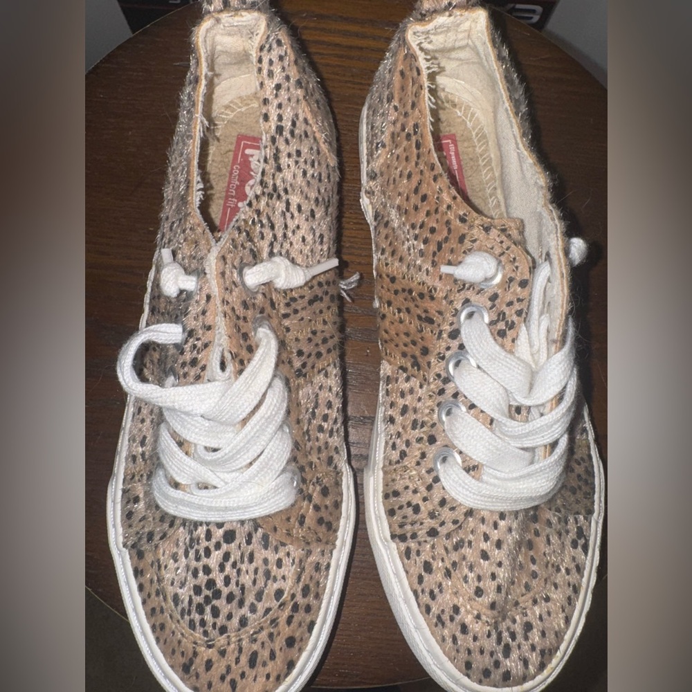 Pop Declan Leopard Print Women's Sneakers